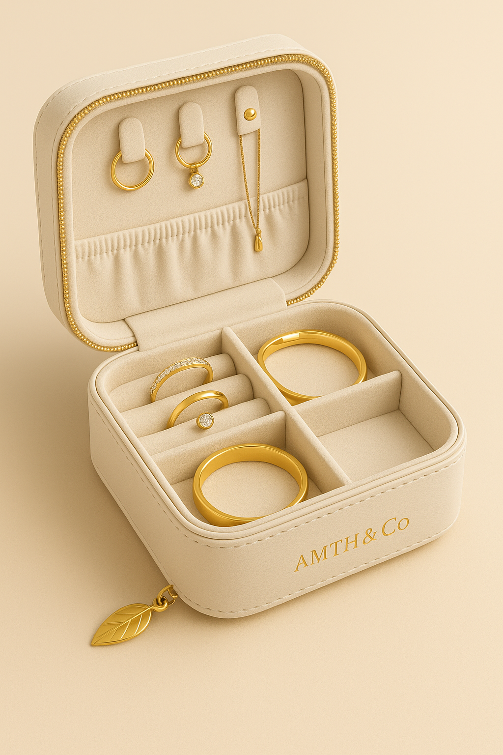 Mini Travel Jewelry Box
